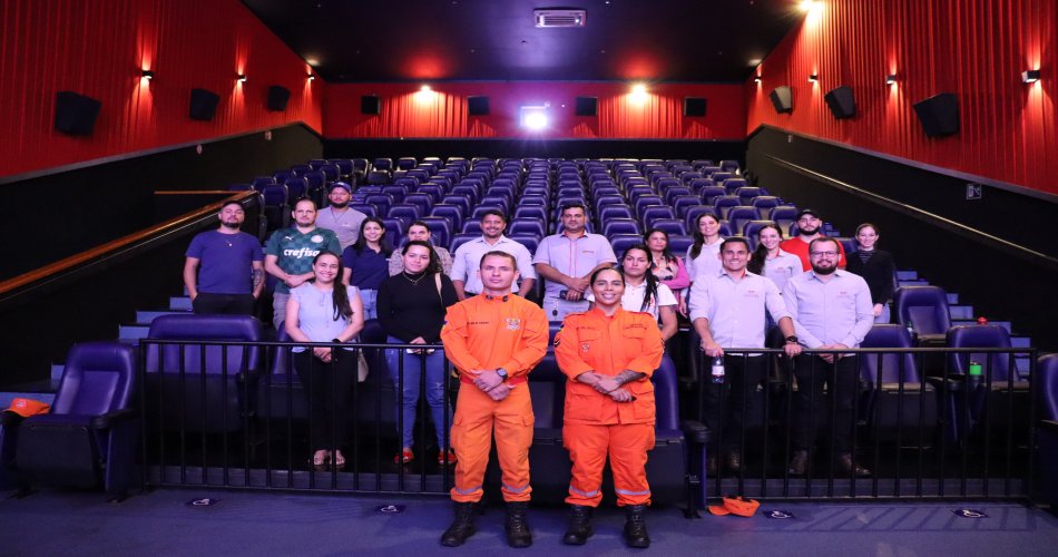  Colaboradores do Cacoal Shopping e Lojistas Recebem Treinamento Vital do Corpo de Bombeiros Militar de Cacoal