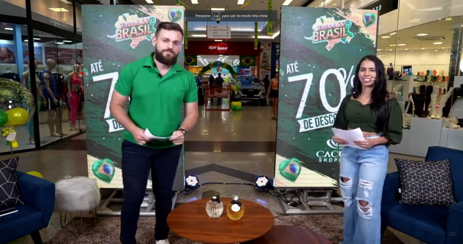 Live Semana do Brasil - Cacoal Shopping